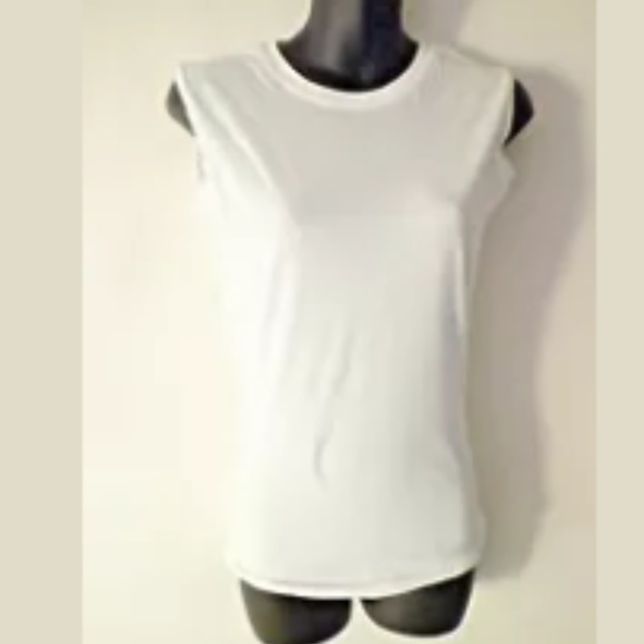 SPIRITUAL GANGSTER STRETCH WHITE SLEEVELESS TANK TOP S - Picture 8 of 8